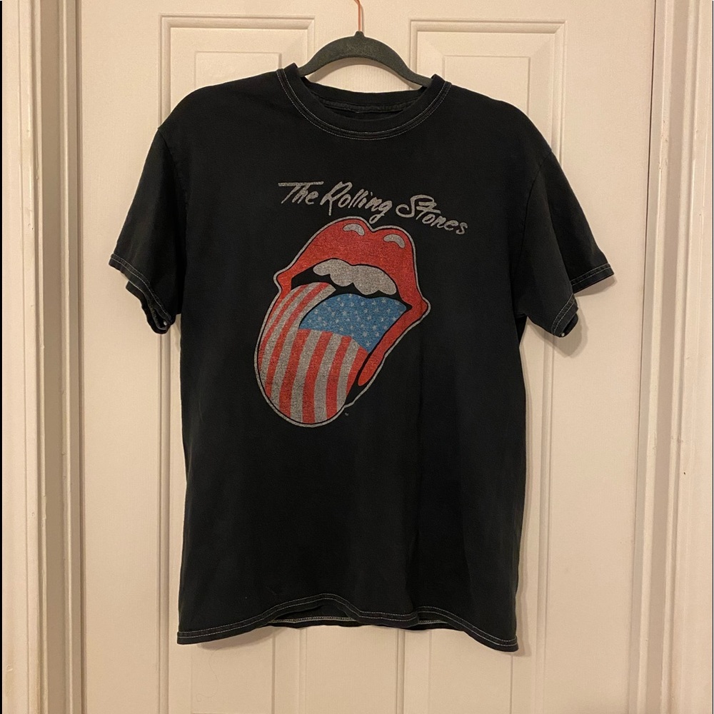 rolling stones graphic band tshirt